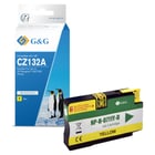 G&G HP 711 Amarelo Cartucho de Tinta Compatível, 26 ml - Tinteiro Compatível CZ132A