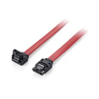Equip Cabo plano SATA de 6 Gbps, 1,0 m, com fecho metálico, incluindo 1 conector angular - Equip 111903