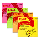 Bloco Notas Aderentes 075x075mm Eagle Neon Sortido 100 Fls - Eagle 1621055