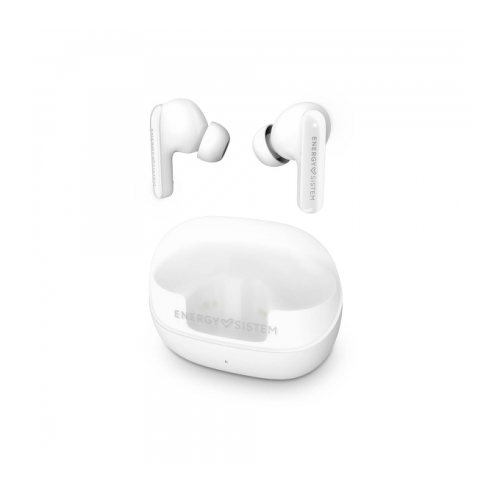 Energy Sistem Auriculares ANC -30dB - Quad Mic - Bluetooth 5.4 - 25h Autonomia - IPX4 - Plastico Reciclado - Color Blanco - Energy Sistem 298742