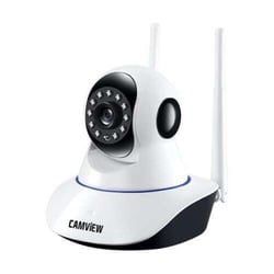 Câmara IP motorizada sem fios Camview para interior 2Mp 1080p - Lente fixa de 3,6 mm - Microfone e altifalante incorporados - Rotação de 355º - Visão nocturna - Protocolo Onvif - Camview CV0225