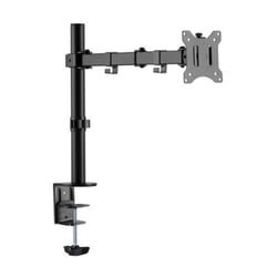 Suporte de mesa para monitor Cromad 13"-32" com braço articulado - Giratório, inclinável e extensível - Gestão de cabos - Peso máximo 8kg - VESA 100x100mm - Cromad CR1016