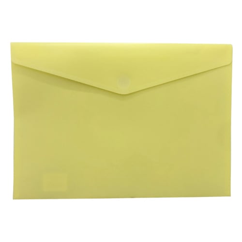 Bolsa A4 com Fecho Velcro Mate Baunilha Pastel 1un - Outras 1003866