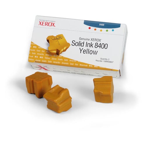 Xerox 108R00607 tinta sólida 3 unidade(s) Amarelo 3400 páginas - Xerox 108R00607