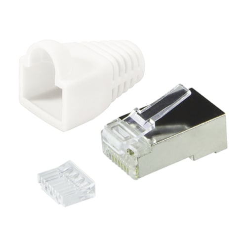 EQUIP FICHA RJ45 UTP CAT6 C/CAPOT E GUIA (PACK 100 UN) - Equip 121175
