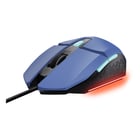 Trust Felox Illuminated Gaming Mouse - Velocidade ajustável até 6400 DPI - 3 LEDs multicoloridos - 6 botões programáveis - Trust 250647