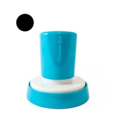 Carimbo Redondo 45mm Preto Xstamper Quix Q63B 1un - Xstamper XST-Q63B
