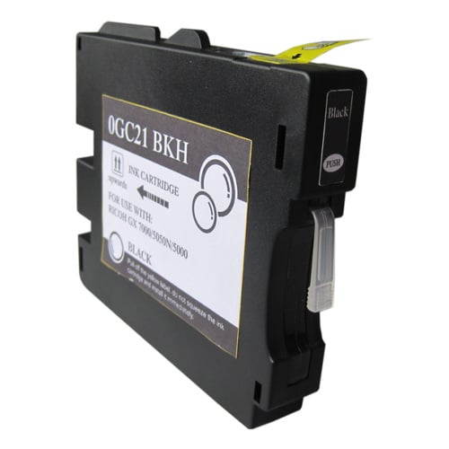 Cartucho de tinta de pigmento preto genérico Ricoh GC21K - substitui 405532/405536 - Ricoh RI-GC21BK(PG)