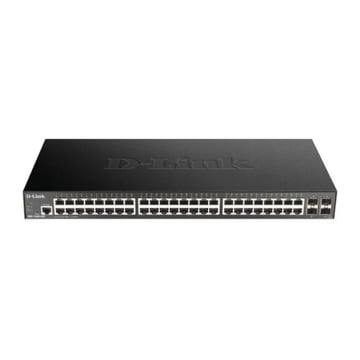 Switch Semi-Geracional D-Link 48 Portas Gigabit + 4 Portas SFP 10G - D-Link DGS-1250-52X&#47;E