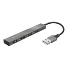 Trust Halyx Hub 4 Portas USB 2.0 - Até 480Mbps - Cinzento - Trust 23786