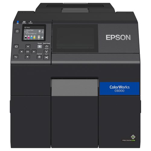 Epson ColorWorks CW-C6000Ae, Jato de tinta, 1200 x 1200 DPI, 85 mm/seg, Com fios, Preto - Epson C31CH76102MK