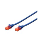 EWENT CHICOTE CAT6 UTP 1MT AZUL - Ewent IM1007