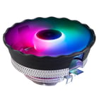 Unykach Jotun DF 120 RGB Dissipador de calor compacto para CPU 120mm de baixo perfil - Iluminação RGB - Velocidade máxima. 1600rpm - Cor Branco/Preto - Unykach UK532023