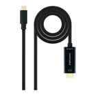 Cabo Conversor Nanocable USB-C para HDMI 4K a 60 Hz - USB-C/M-HDMI/M - 5 m - Preto - Nanocable 10.15.5105