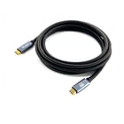 Equip Cabo USB 3.2 Gen 2 C a C, macho-macho, 1,0 m, 10 Gbps, 4K/60 Hz, 5 A (100 W), preto - Equip 128357