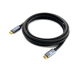 Equip Cabo USB 3.2 Gen 2 C a C, macho-macho, 1,0 m, 10 Gbps, 4K/60 Hz, 5 A (100 W), preto - Equip 128357