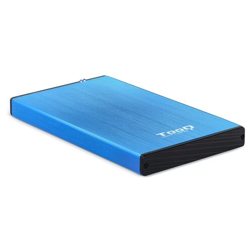 Armazenamento externo Tooq para 2,5" HDD/SDDDD até 9,5 mm SATA USB 3.0 - Azul - Tooq TQE-2527BL