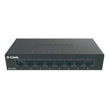 D-Link 8 portas Gigabit 10/100/1000 Mbps Switch - D-Link DGS-108GL