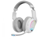 Auscultadores MARS GAMING MHW-100 WIRELESS ARGB HEADPHONES, DETACH MIC, ENC NOISE CANCEL, WHITE - Mars Gaming MHW100W