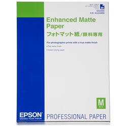 EPSON Enhanced matte paper bright white inkjet 192g/m2 A2 50 sheets 1-pack - Epson C13S042095