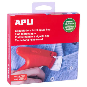 Máquina de etiquetar têxteis fina Apli - Compatível com agulhas e canetas Apli - Compatível com tecidos - APLI 211636