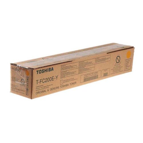 Toshiba T-FC200EY Toner Original Amarelo - 6AJ00000262/6AJ00000198/6AJ00000131 - Toshiba T-FC200EY