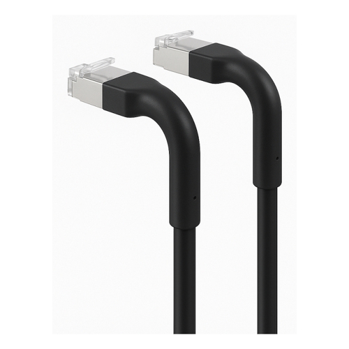 EWENT CHICOTE SLIM CAT6A FLEXIVEL 0.2MT PRETO - Ewent IM1315