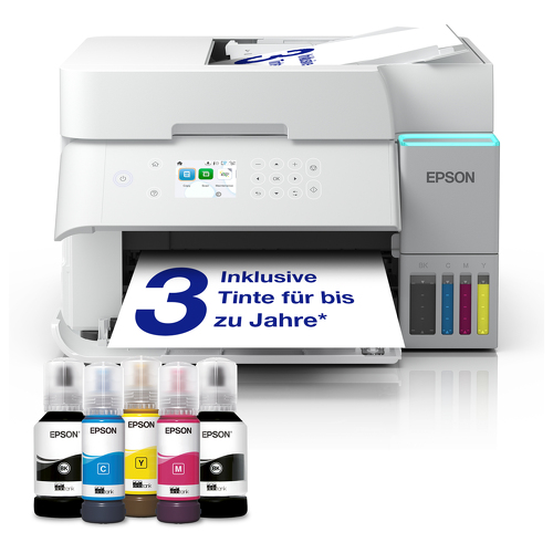 EPSON EcoTank ET-3956 Inkjet MFP A4 18ppm ISO USB WLAN Wi-Fi - Epson C11CL43411