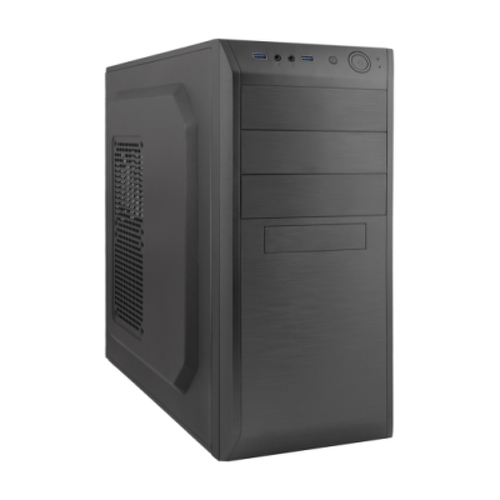 Caixa ATX Coolbox F750 com fonte de alimentação - Adequada para 5,25", 3,5", 2,5" - USB-A 3.0, HD Audio - Fecho Kensington - Cor preta - Coolbox 301972