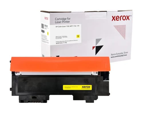 Cartucho de toner genérico amarelo Xerox Everyday HP W2072A - Substitui 117A - Xerox 006R04593