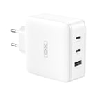 Carregador rápido XO 100W com proteção contra picos de corrente - Branco - XO 240097