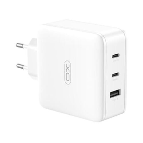 Carregador rápido XO 100W com proteção contra picos de corrente - Branco - XO 240097