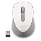 Rato sem fios USB 1600dpi NGS Dew White - 3 botões - Mão direita - Branco/Cinza - NGS 237117