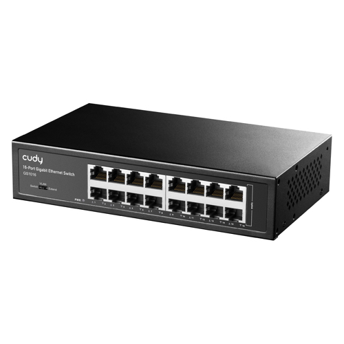 Switch Gigabit 10/100/1000 Mbps de 16 portas Cudy GS1016 - Cudy GS1016