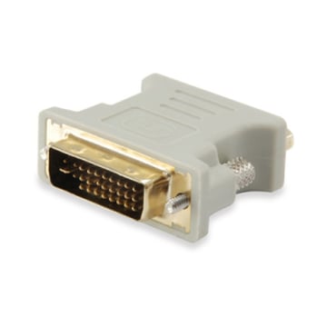Equipar adaptador DVI-A macho para HDB15 VGA fêmea - suporta resolução de até 1280 x 1024 - Equip EQ118945