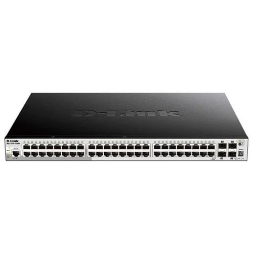 D-Link Managed Switch 48 portas Gigabit PoE + 4 portas 10G SFP+ - D-Link DGS-1510-52XMP/E