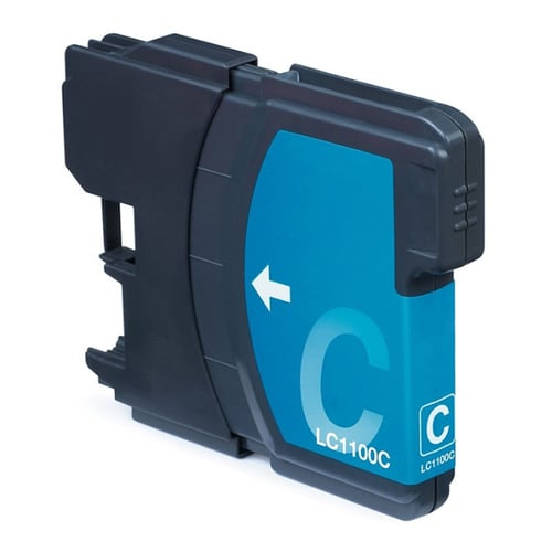Tinteiro Compatível Brother LC1100C Azul 6,5ml 325 Pág. - Compativel CPT-BLC1100C