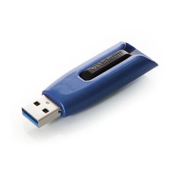 PEN VERBATIM 64GB V3 MAX BLACK/GREY USB 3.0 - Verbatim 49807