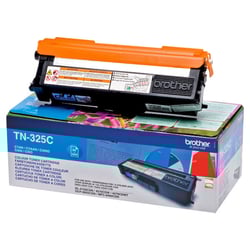 Toner Cião. Duração estimada: 3.500 Pág. segundo ISO/IEC19798 - Brother TN325C