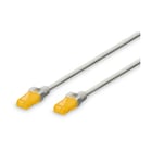 DIGITUS CHICOTE CAT6A UTP LSZH 1MT CINZA - DIGITUS DK-1613-A-010