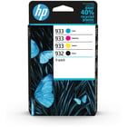 HP 932 Black/933 Cyan/Magenta/Yellow 4-pack Original Inks - HP 6ZC71AE#LS1