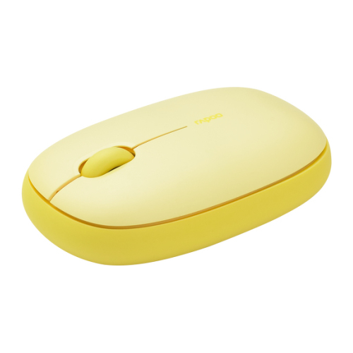 Rato RAPOO M660 Multi-mode Silent Colourfull Amarelo 215761 - Rapoo 00215761