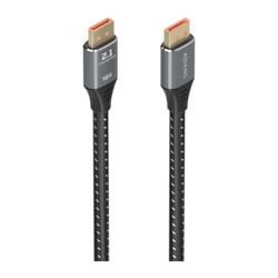 Cabo Aisens DISPLAYPORT V2.1 16K@60HZ 80GBPS - DP/M-DP/M - 2,0m - Cor preta - Aisens 303277