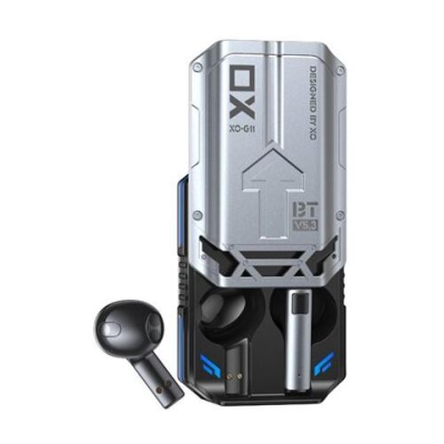 Auscultadores sem fios XO - Rgb iluminado - Bluetooth 53 - Até 4 horas de música - Bateria 30Mah - Carga completa 3 vezes - Dimensões 68x23x47mm - Peso 74gr - Abertura angular e traseira - Cor preta - XO XOG11