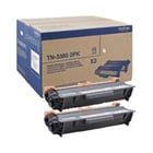 2 toners TN3380. Duração estimada: 16.000 páginas (8000 páginas x toner) segundo ISO/IEC 19752 - Brother TN3380TWIN