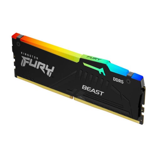 KINGSTON MEM 16GB 5600MT/S DDR5 CL36 DIMM FURY BEAST RGB - Kingston KF556C36BBEA-16