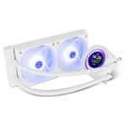 Water Cooling Nox Hummer X-240 Liquid Cooling 240 Lcd White - Nox NXHUMMERX240LCDWH