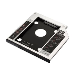 EWENT CAIXA DISCO SATA III SSD/HDD PARA DRIVE CD/DVD/BLU-RAY DRIVE SLOT 12.7MM - Ewent EW7005