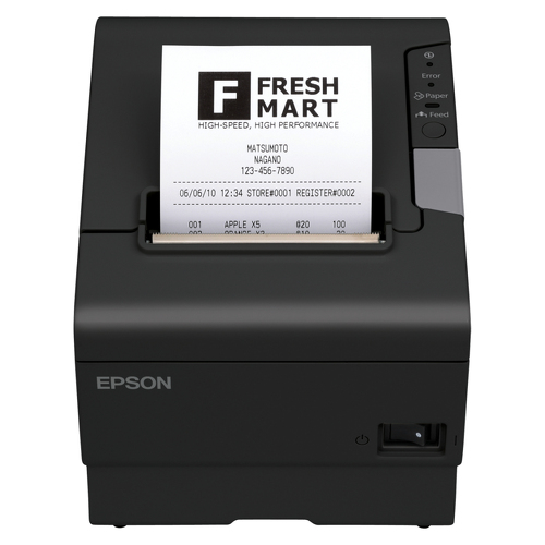 Epson TM-T88V (050), Termal, Impressora POS, 180 x 180 DPI, 300 mm/seg, 1,41 x 3,39 mm, 20 cpi - Epson C31CA85050