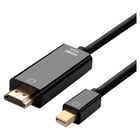 Cabo conversor Aisens Mini Displayport para HDMI - Mini DP/M-HDMI/M - 2.0M - Preto - Aisens A125-0361